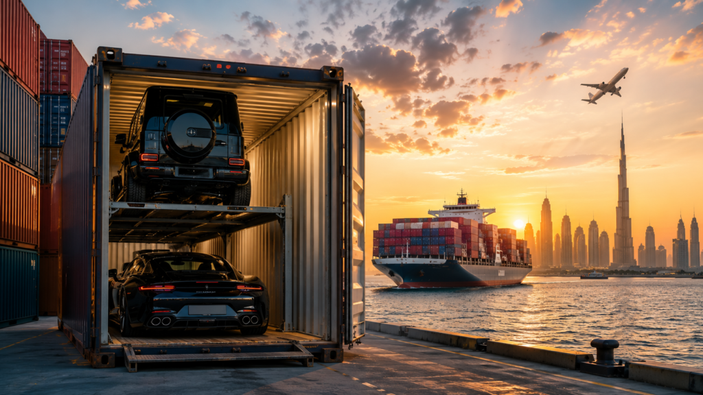 USA to Dubai: How to Import a Car Complete Guide for 2026 1 Learn how to import a car from the USA to Dubai, including regulations, shipping methods, customs duties, required documents, costs, and common mistakes to avoid.