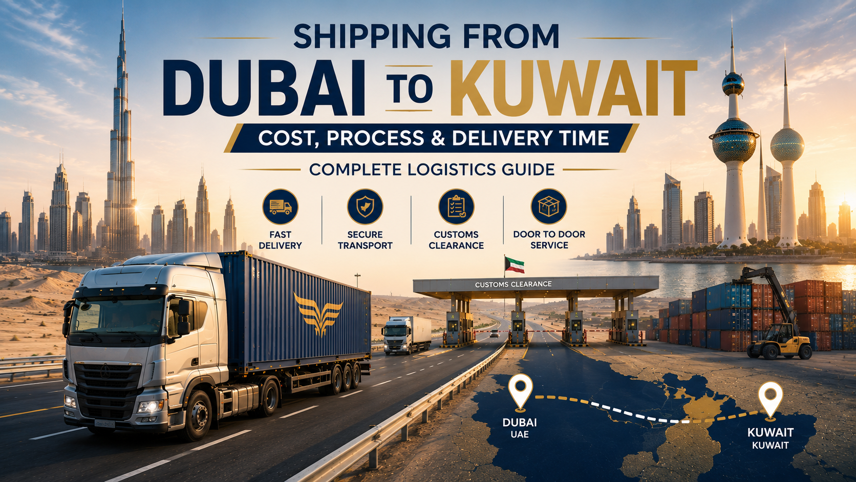 Shipping from Dubai to Kuwait
