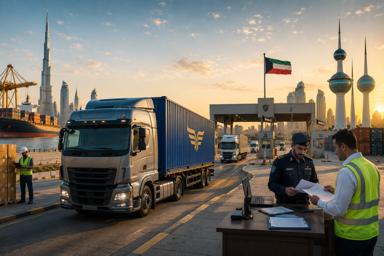 Shipping from Dubai to Kuwait