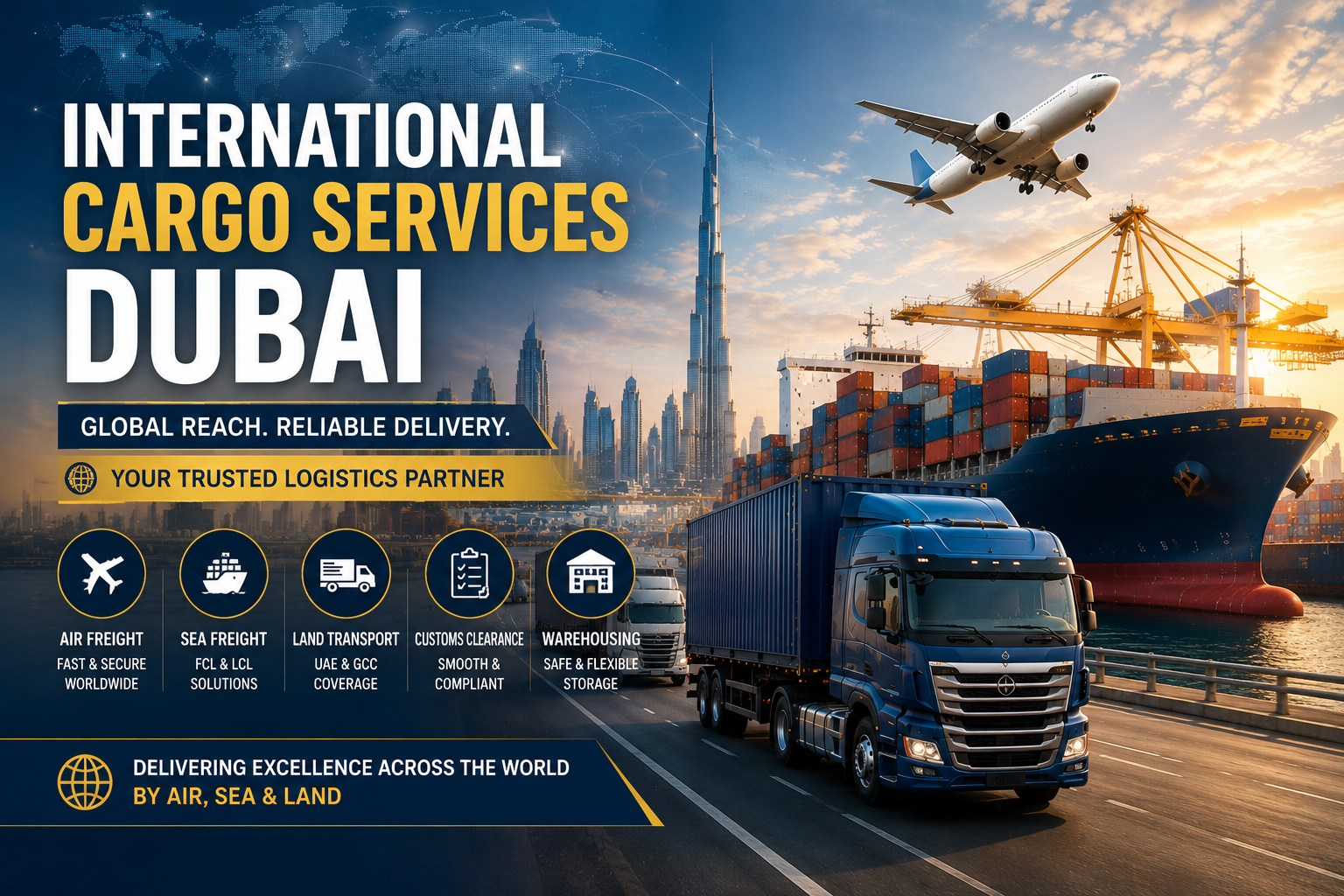 International Cargo Services in Dubai | Complete Freight & Logistics Guide