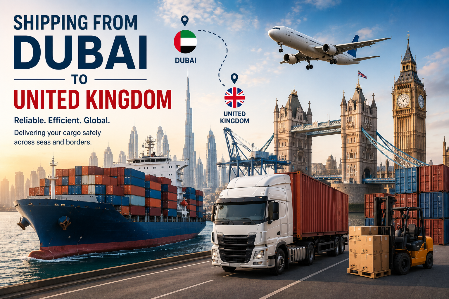 Shipping from Dubai to United Kingdom