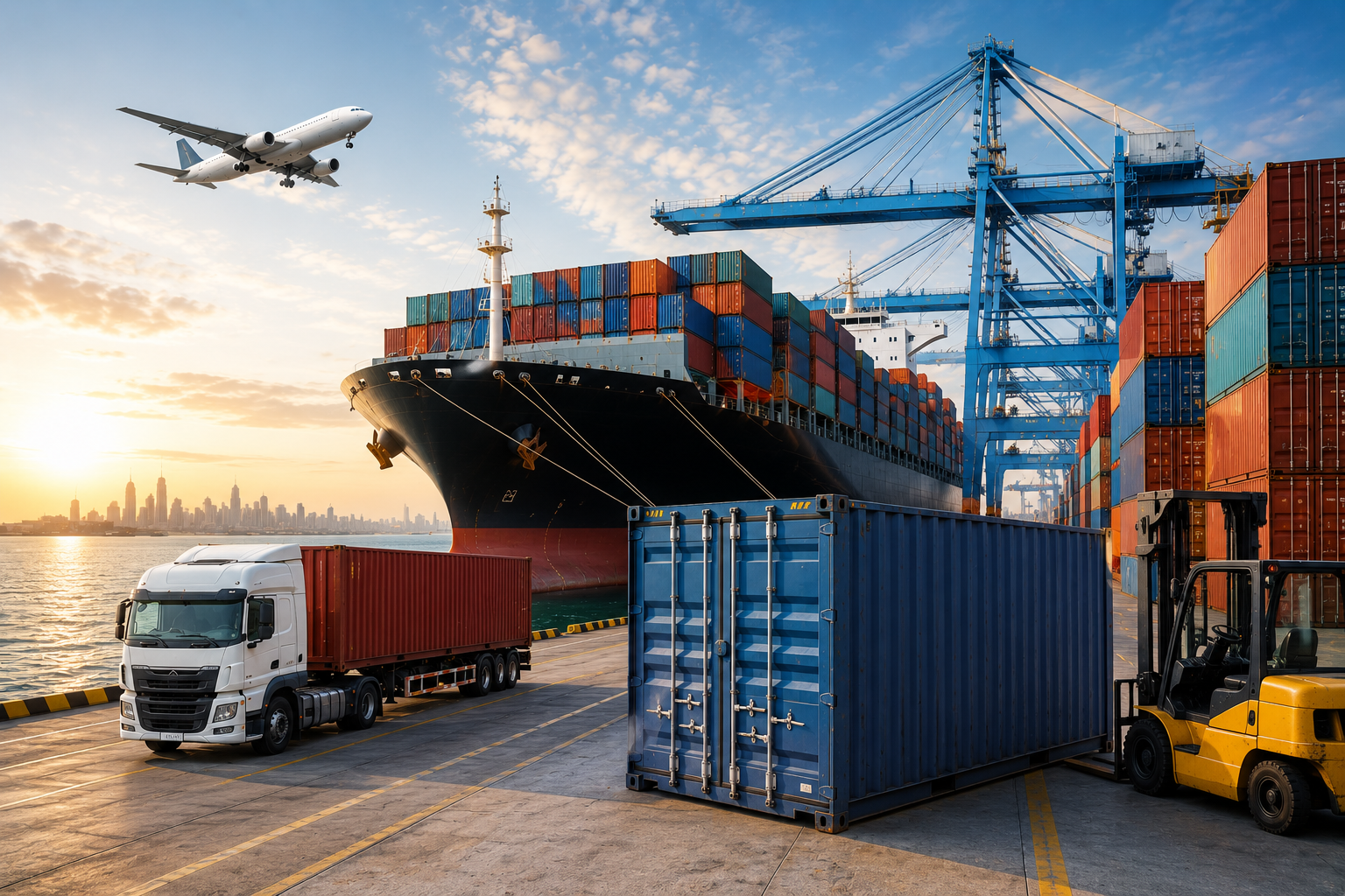Container Shipping Services Dubai | FCL & LCL International Freight Solutions